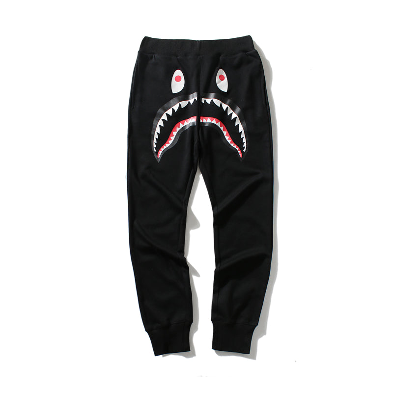 A BATHING APE® x WGM Shark Mouth Sweat Pants