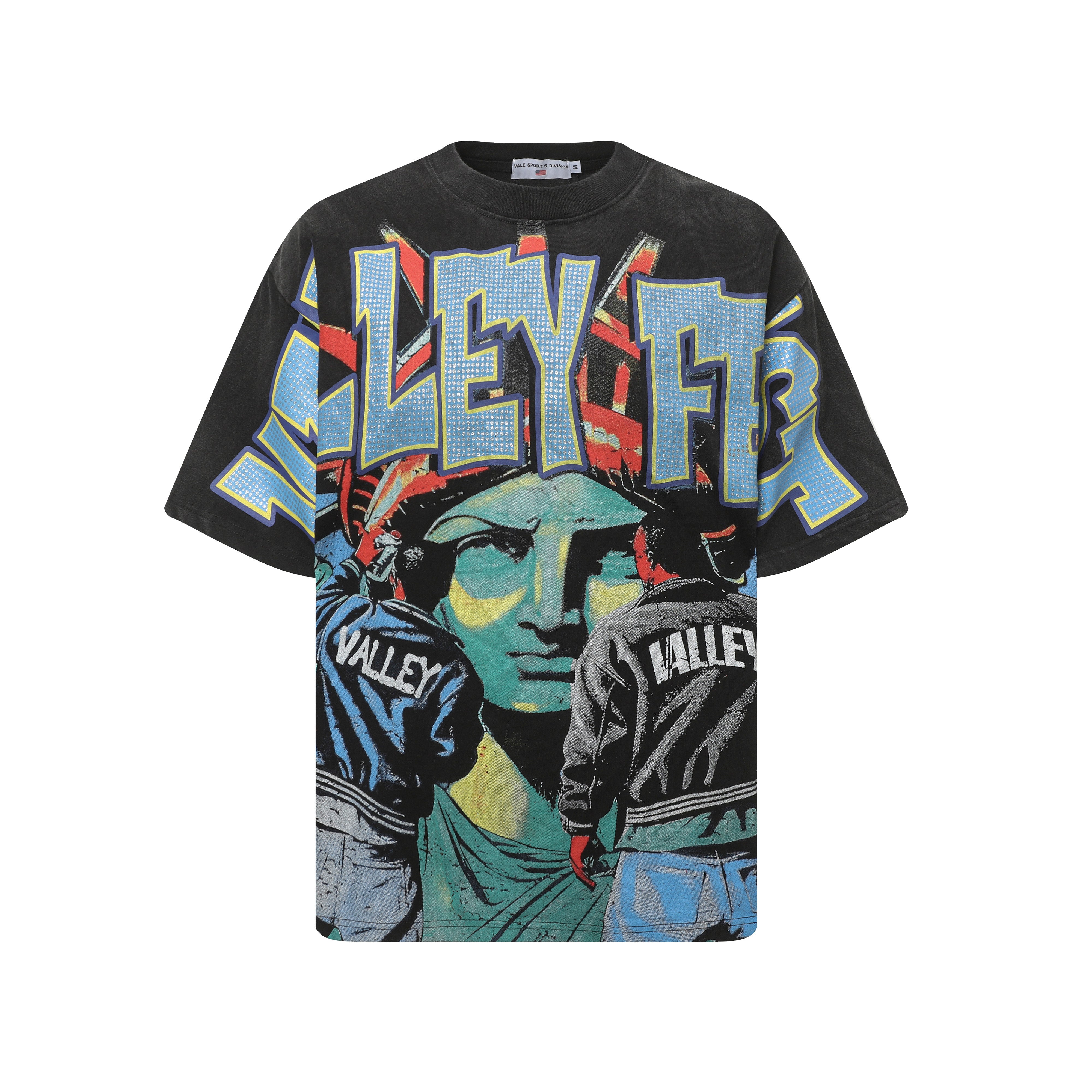 VALE - D3350 - BLING GRAFFITI TEE