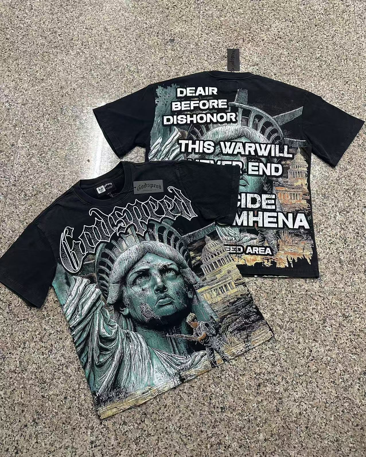 GODSPEED - 6133 - THE WAR WILL NEVER END TEE