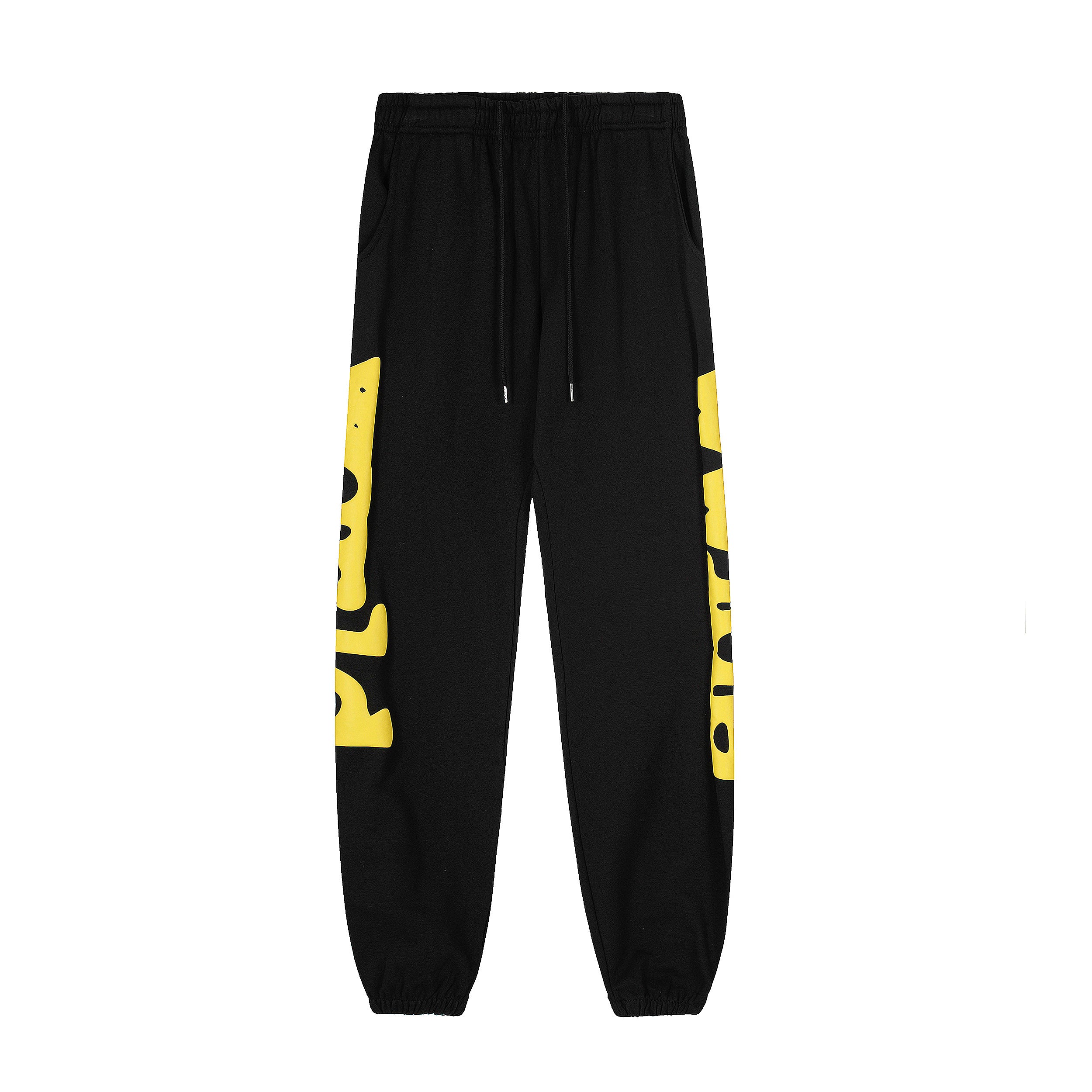 - 8320 - Sweat Pants - Black/Yellow