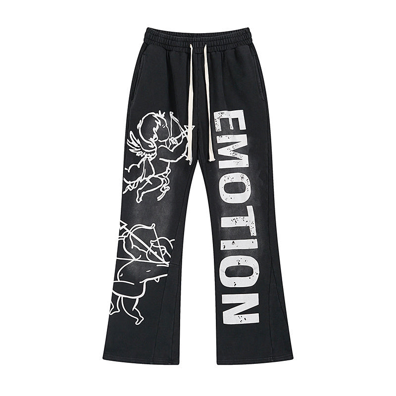 Mixed Emotions - Cupid Flare  - 0021 - Sweat Pants - Black