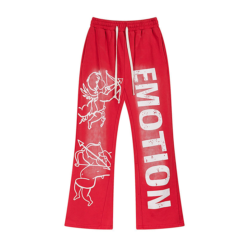 Mixed Emotions - Cupid Flare - 0021 - Sweat Pants - Red