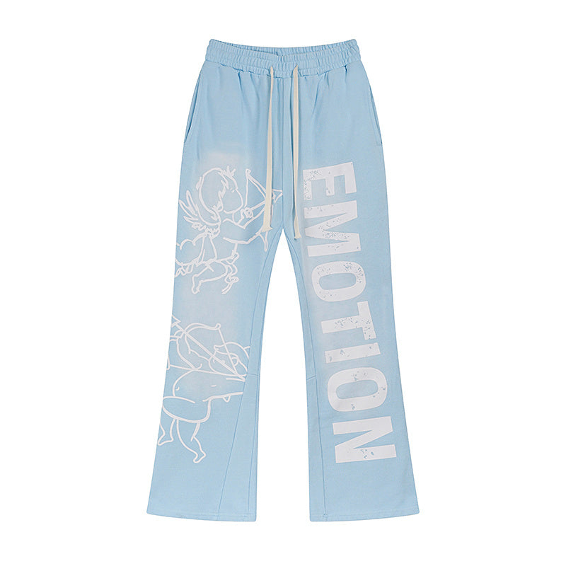 Mixed Emotions - Cupid Flare  - 0021 - Sweat Pants - Powder Blue
