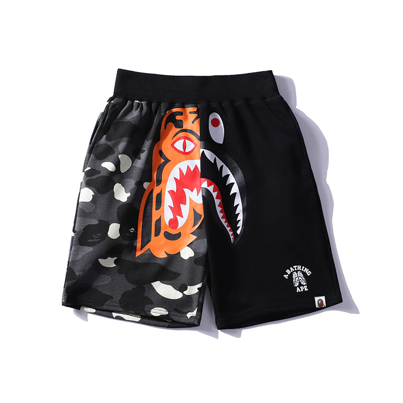 A BATHING APE® x Funthera Militia Tiger Shark Shorts