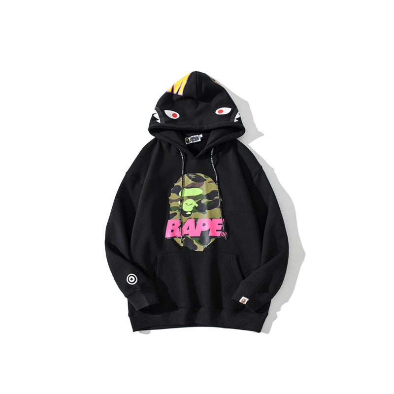 A BATHING APE® x WGM Ape Shall Never Kill Ape Pull Over Hoodie