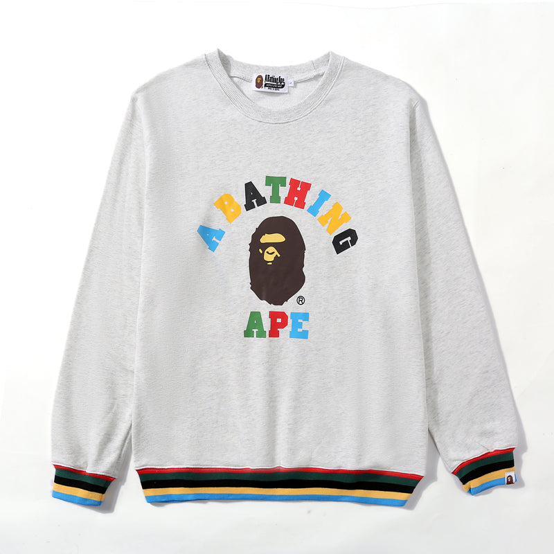 A BATHING APE® x WGM College Crew Neck
