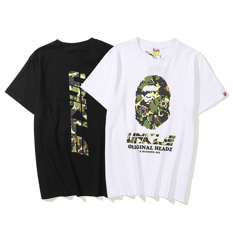 A BATHING APE® x Unkle " Original Headz " TEE