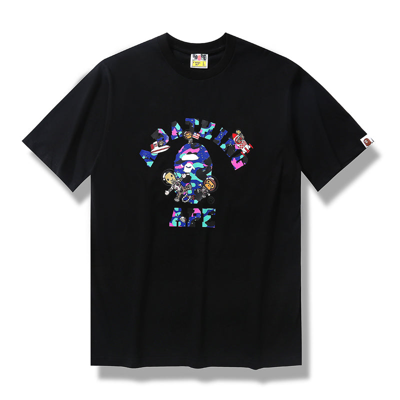 A BATHING APE® x Kid Cudi College Moon Man TEE