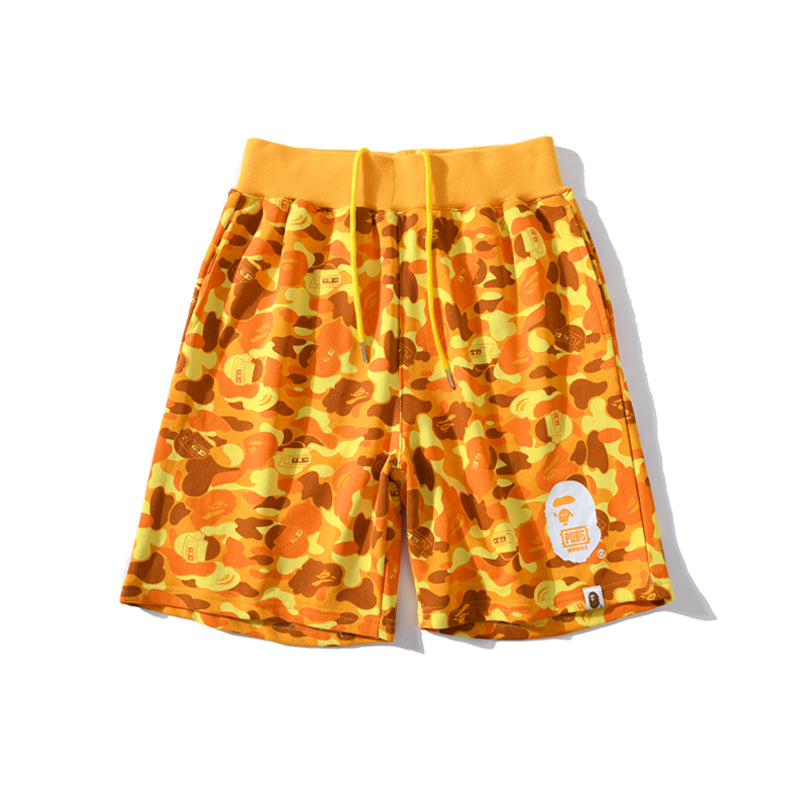 A BATHING APE® x PUBG Camo Shorts