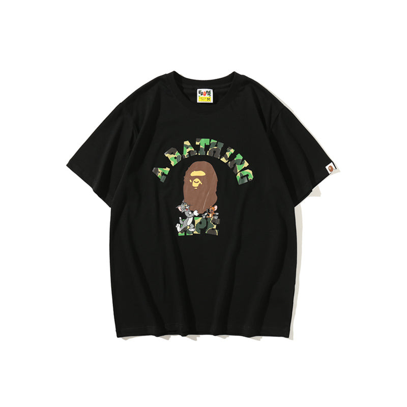 A BATHING APE® x Tom And Jerry College TEE