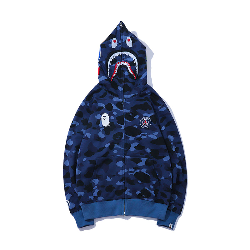 A BATHING Ape® x Paris Saint-Germain Full Zip Hoodie