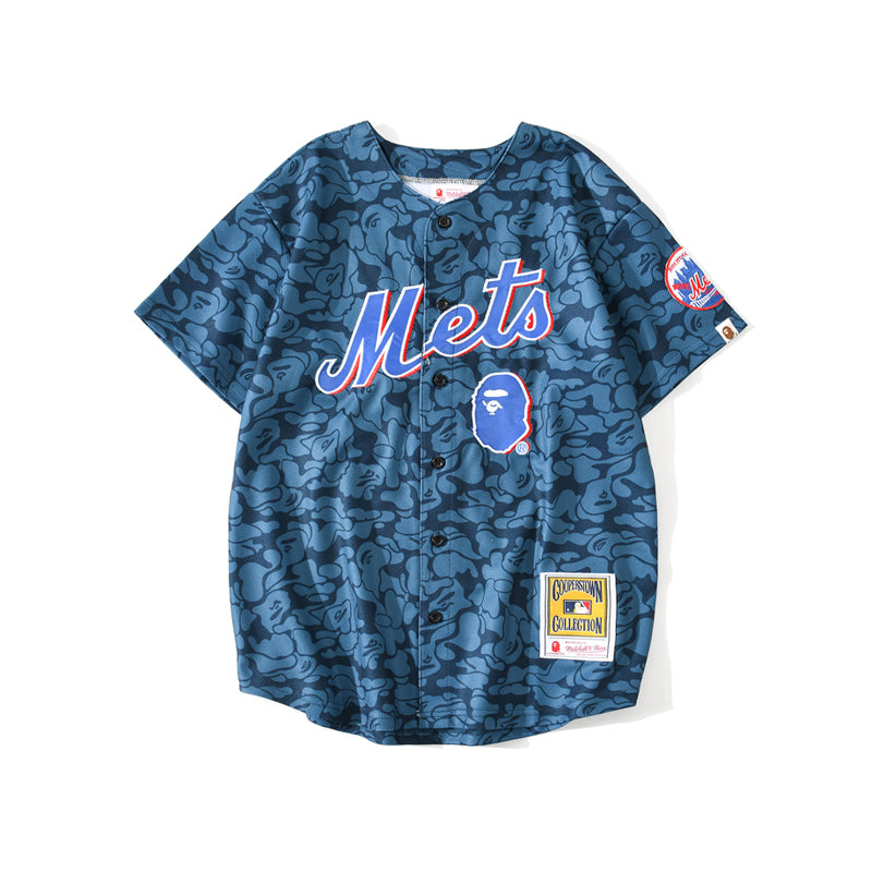 A BATHING APE® x Mitchell & Ness New York Mets Jersey